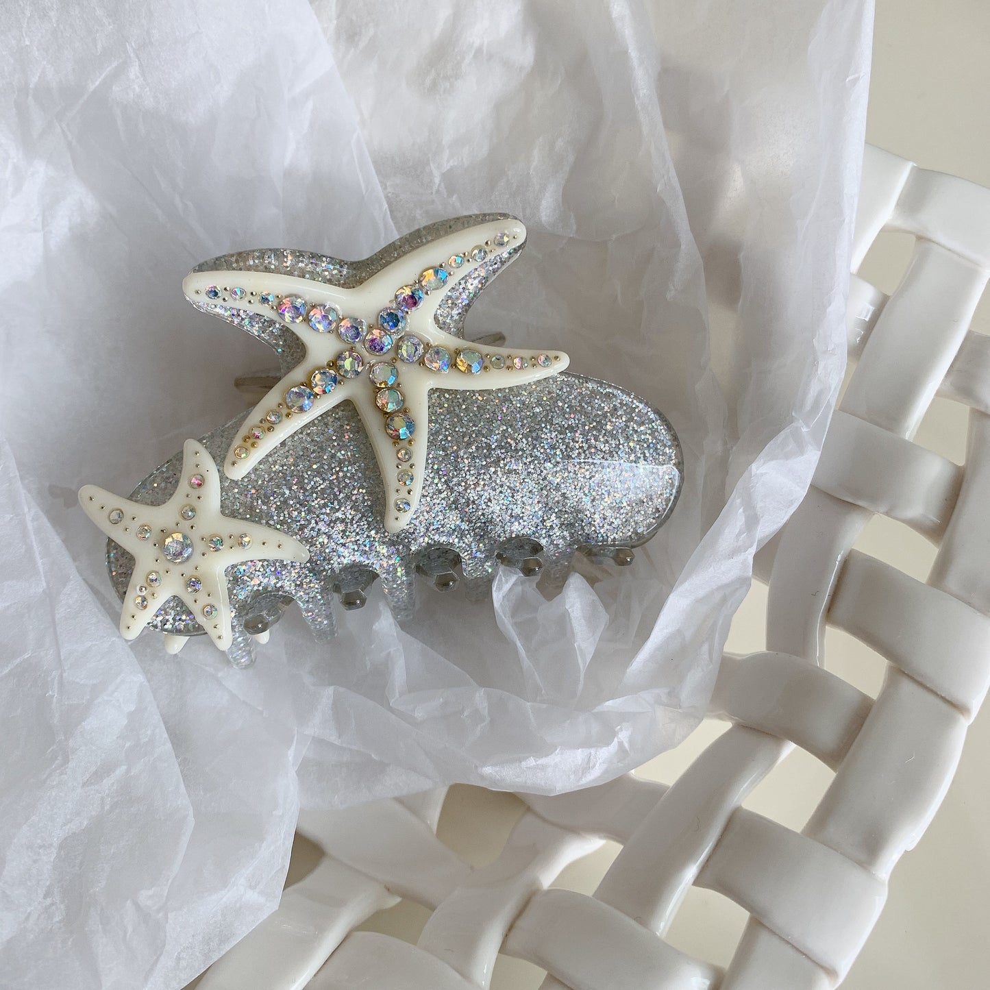 Coral Charms Claw Clip