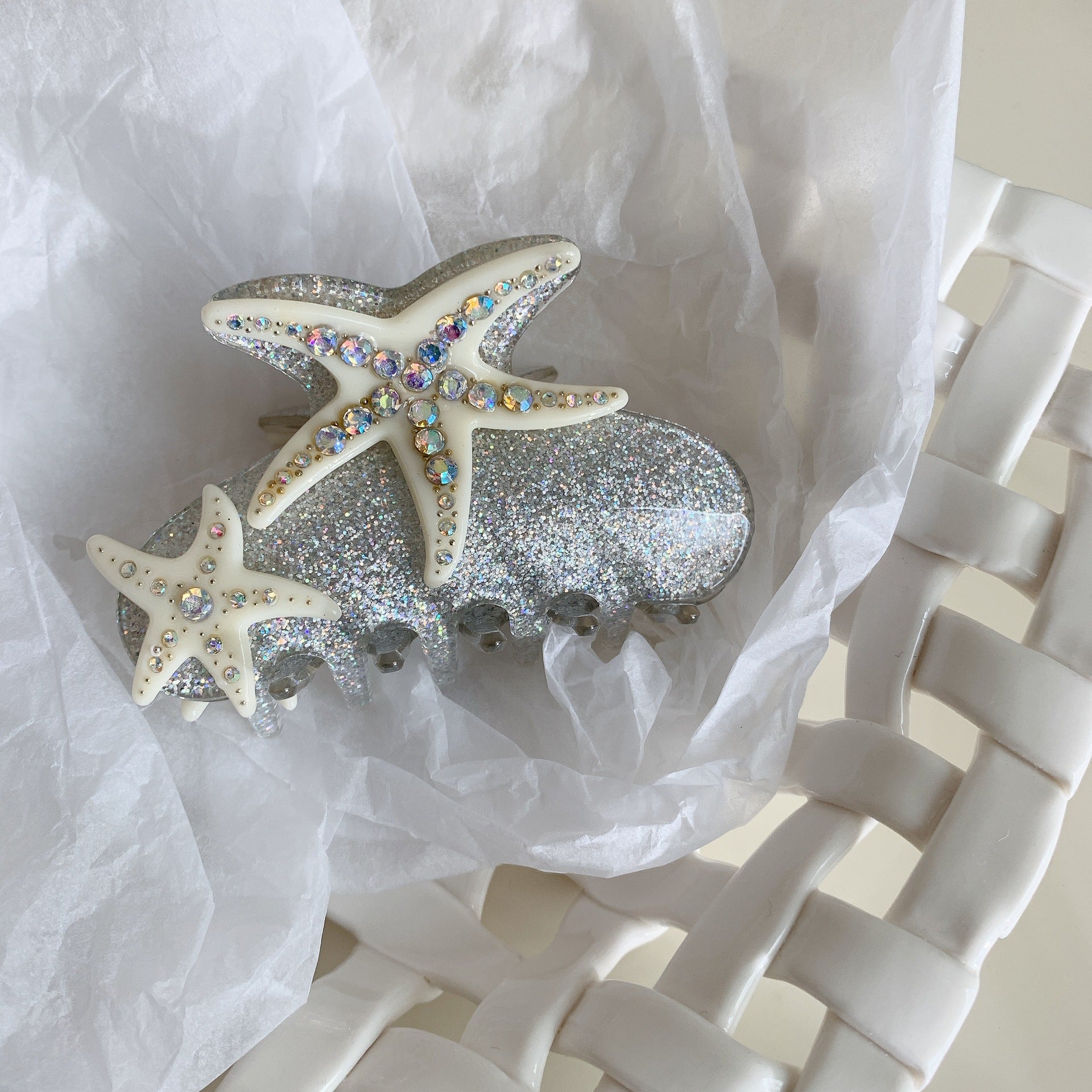 Coral Charms Claw Clip