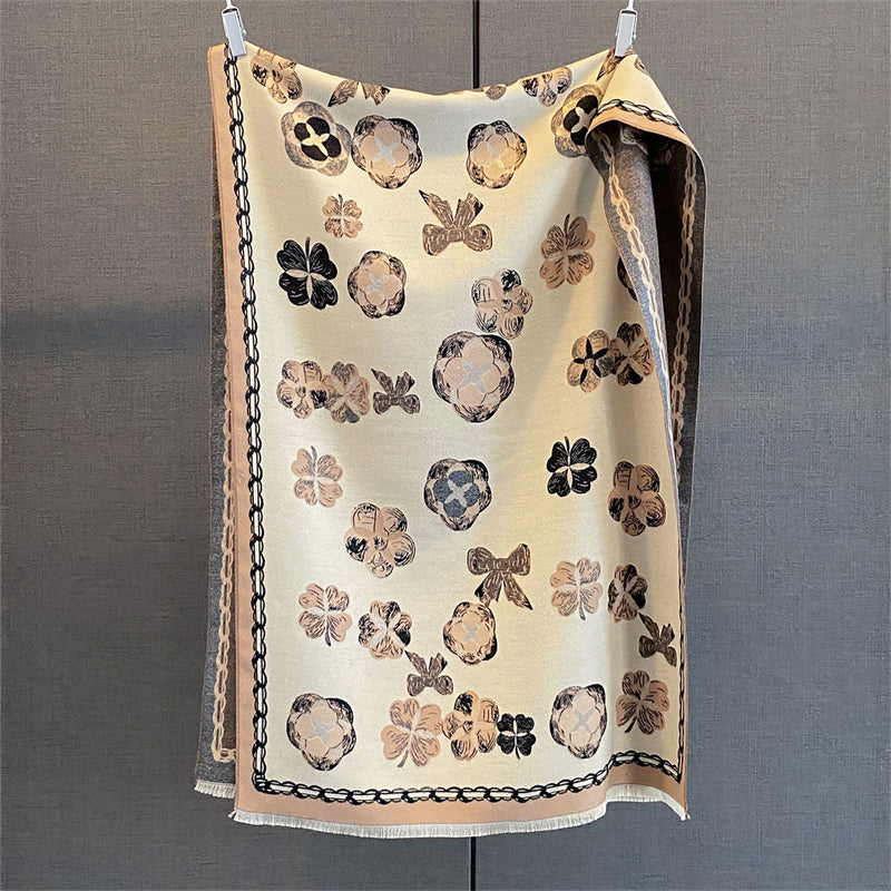 Antique Petals Shawl