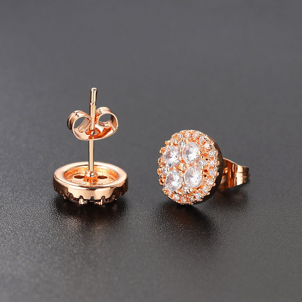 Ferra Zirconia Round Studs