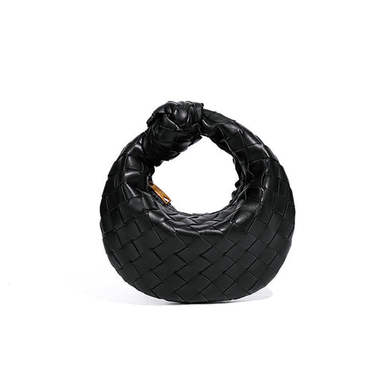 Orva Vegan Leather Loop Bag (Black)