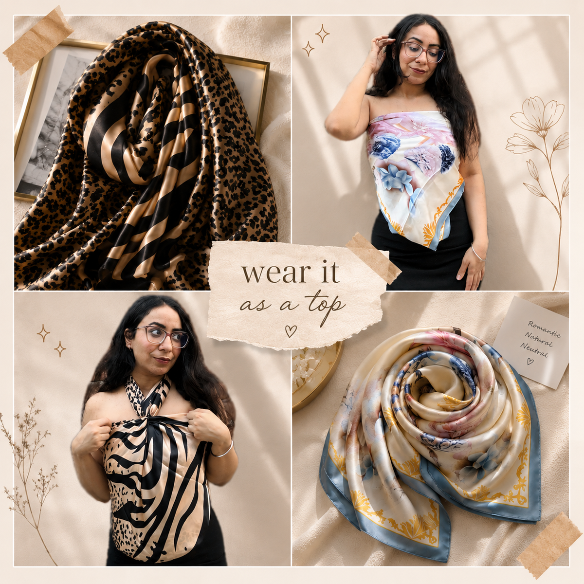 Leopard Silk Stole