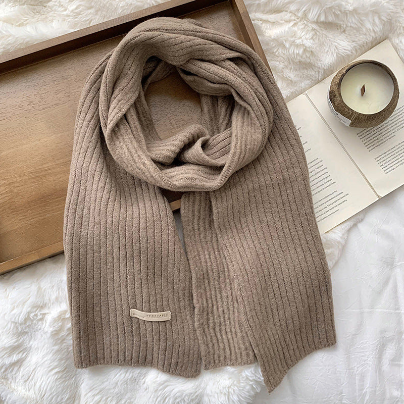 Pastel Row Winter Muffler