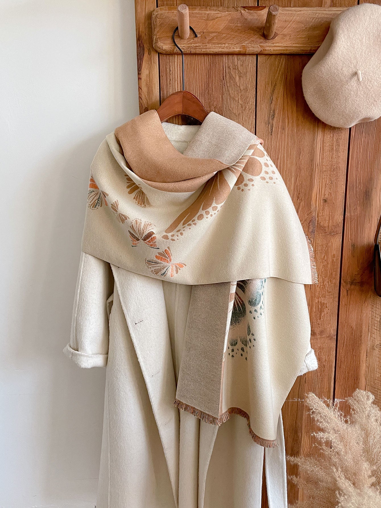 Oat Cloud Shawl