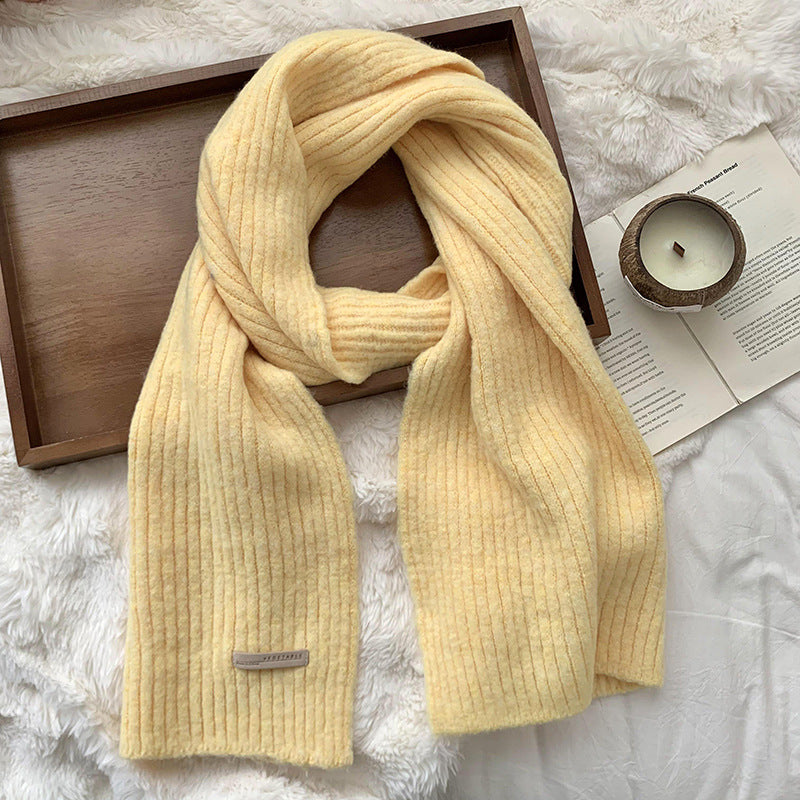 Pastel Row Winter Muffler