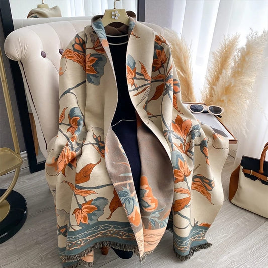 Rusted Bloom Shawl