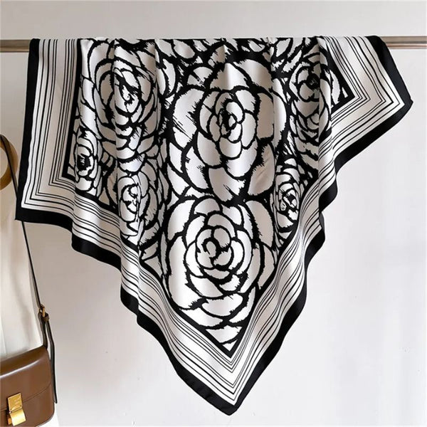 Mono Silk Scarf (90x90cms)