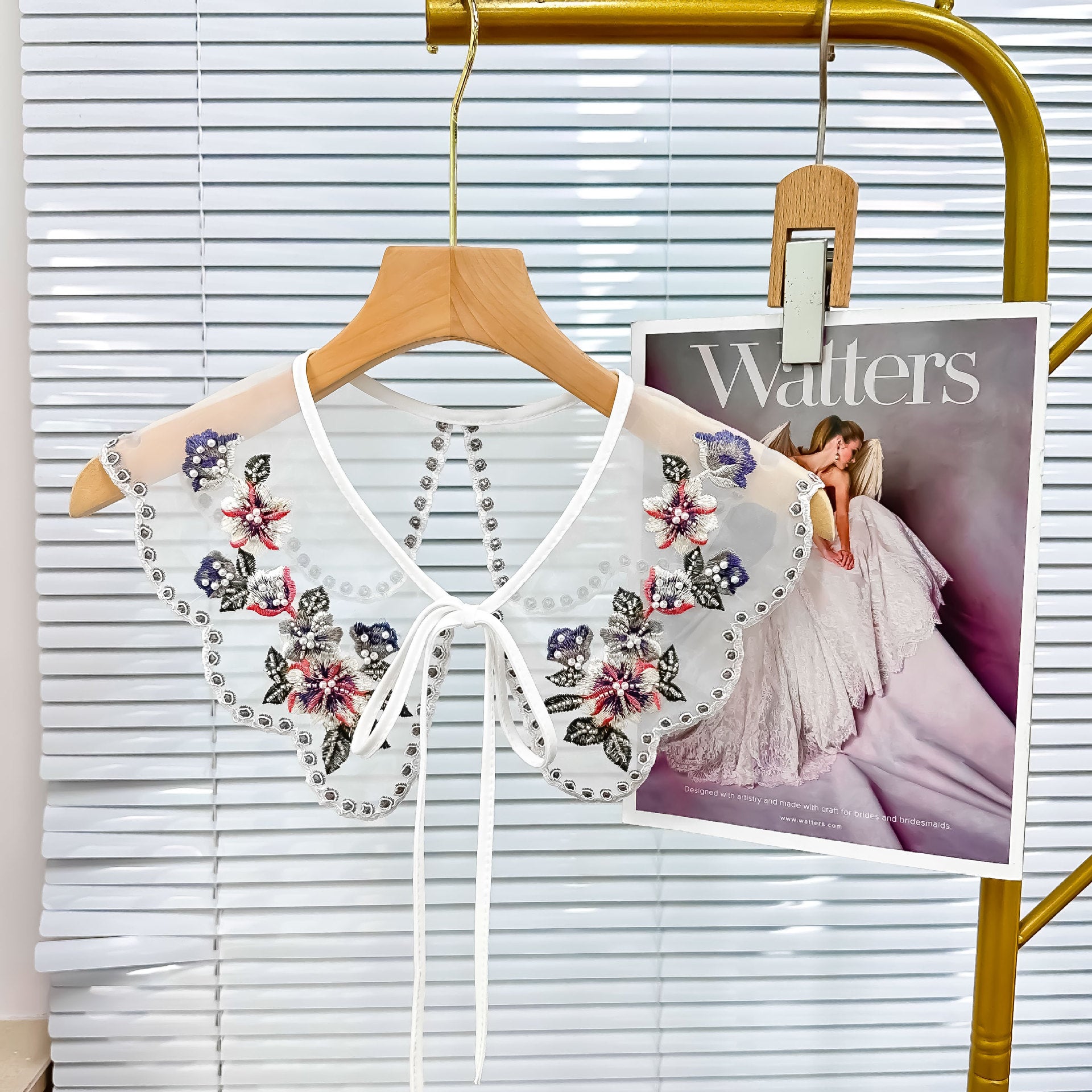 Fiore Organza Collar Scarf