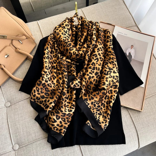 Cheetah Chant Silk Stole