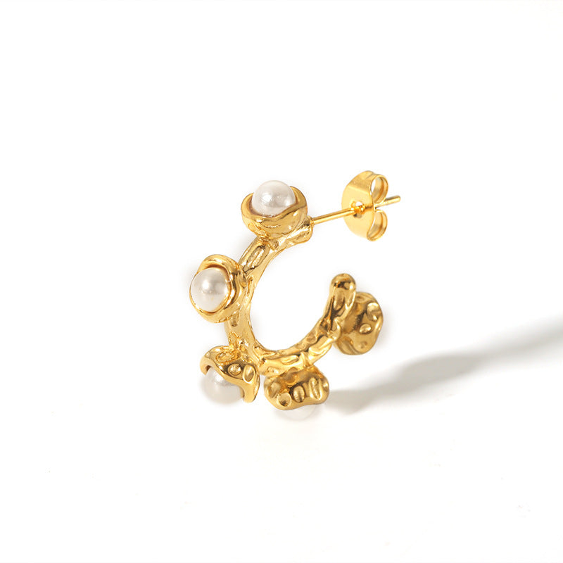 Aurea Pearl SS Earrings