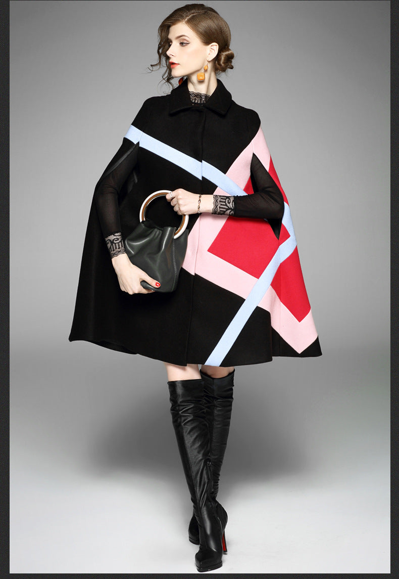 Scarlet Matrix Poncho