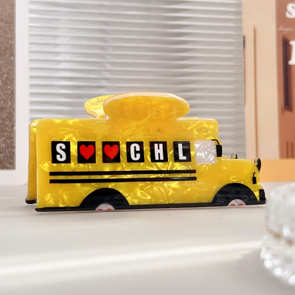 School Ride Claw Clip