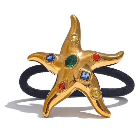 Starfish Metal Hair Tie
