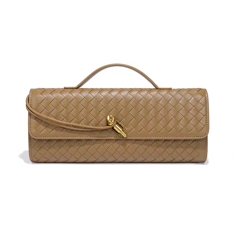 Andrea Vegan Leather Bag (Khakhi)