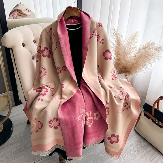 Rosy Blush Shawl