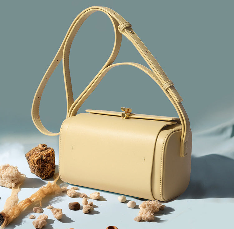 Imperial Box Bag (Soft Beige)