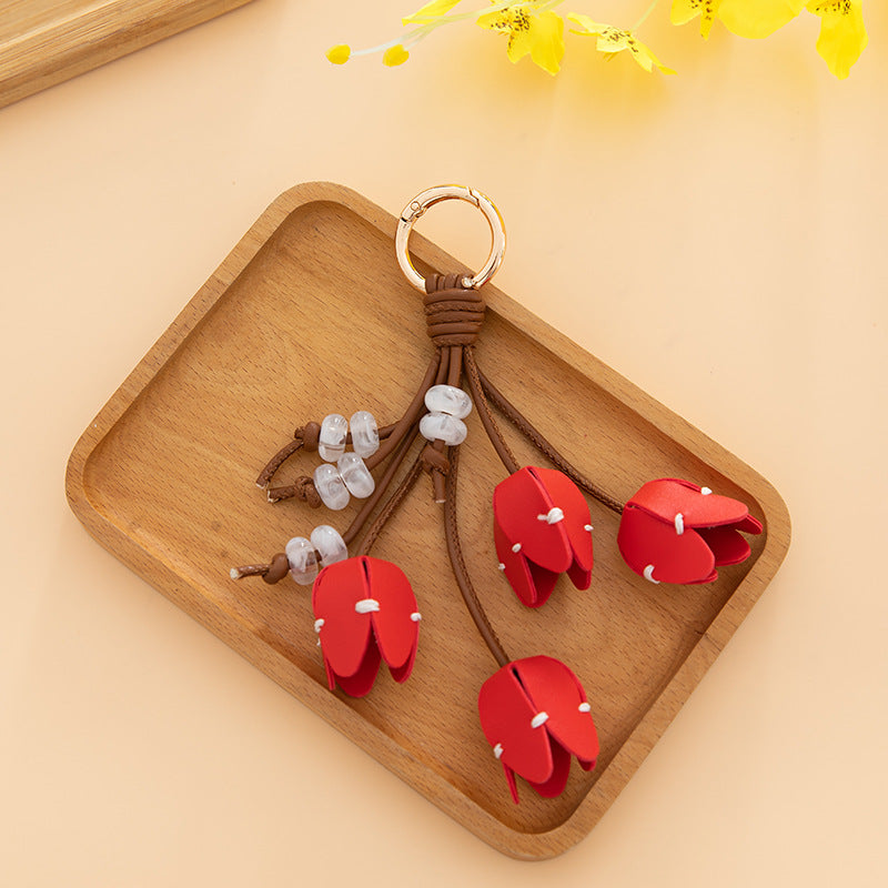 Sweet Flower Bag Charm