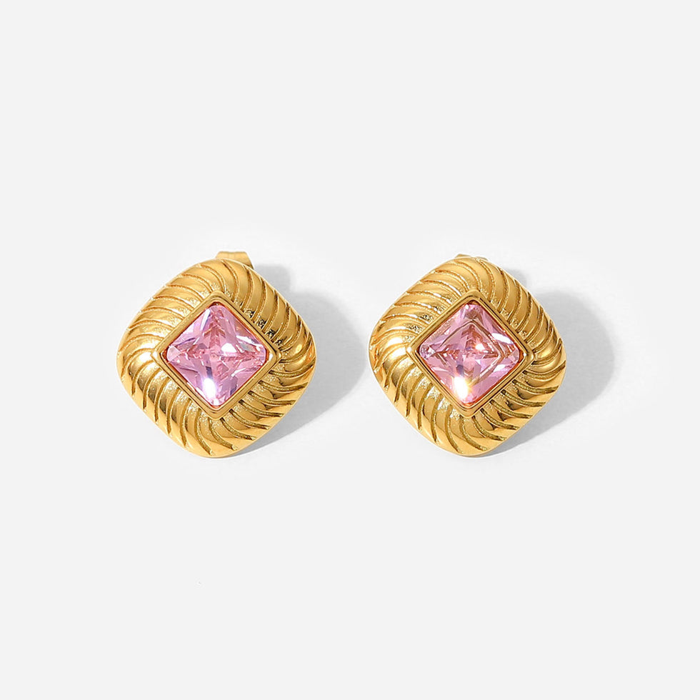 Carved Amour SS Studs