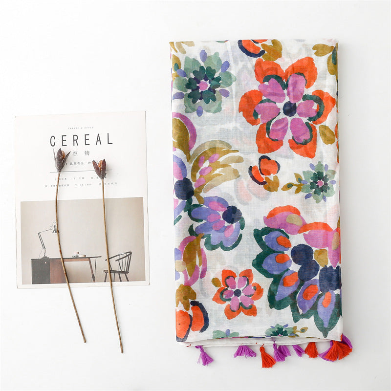 Ronia Viscose Cotton Stole