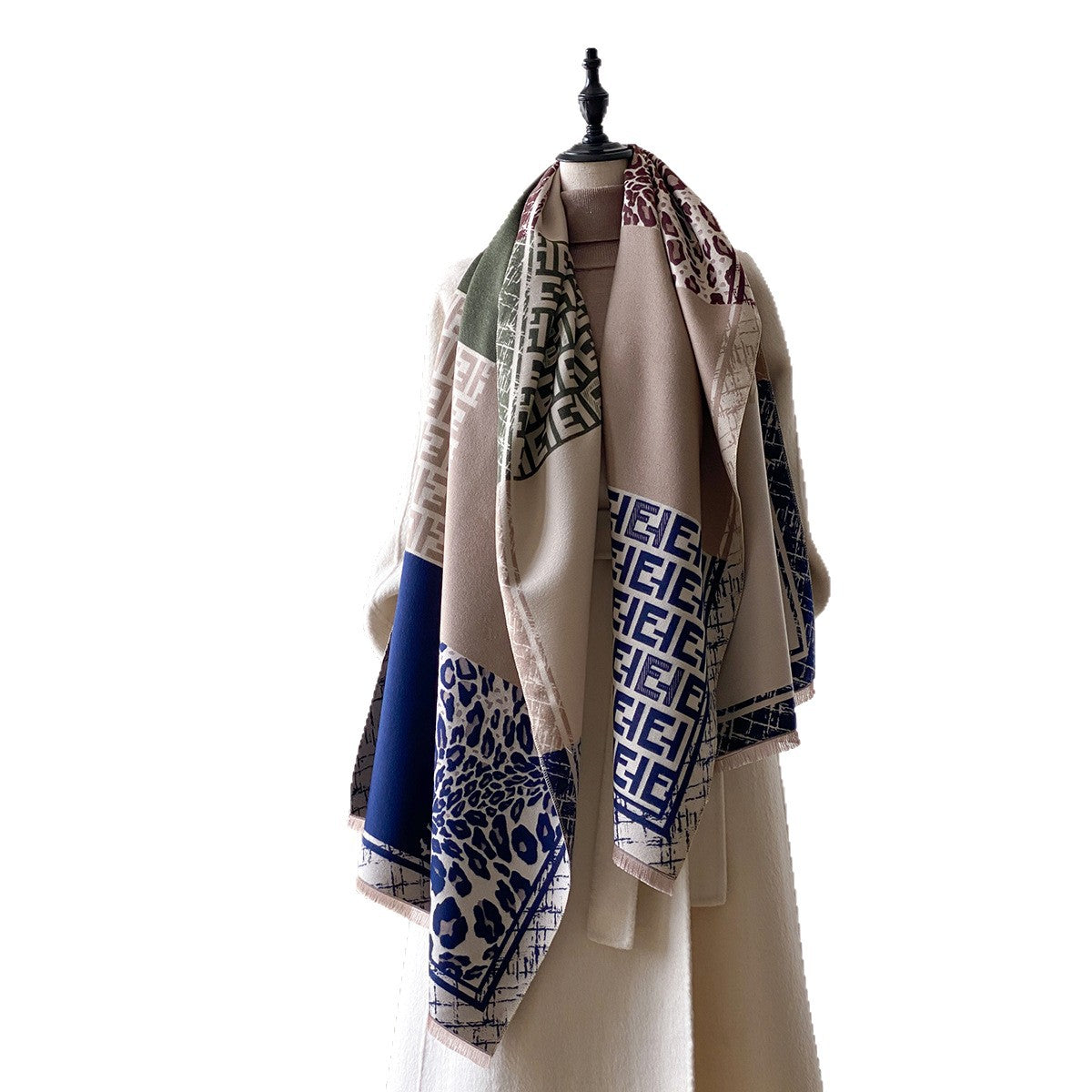Blue Sand Shawl