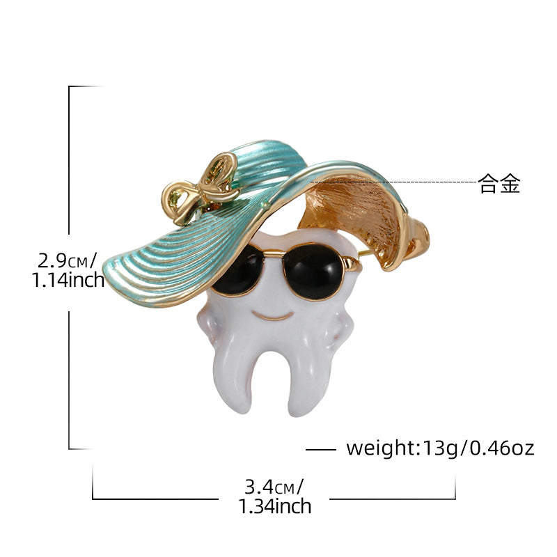 Cool Dentist Enamel Brooch