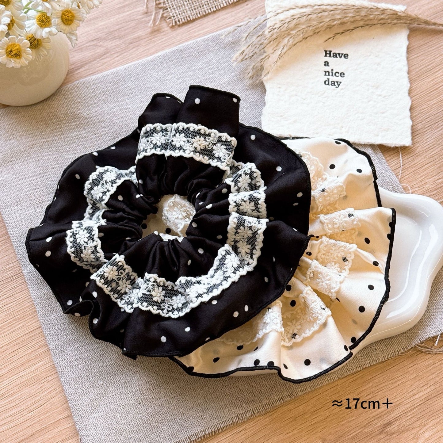 Dot Affair Scrunchie