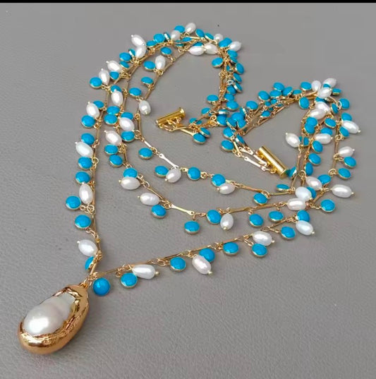 Turpentine Pearl Necklace