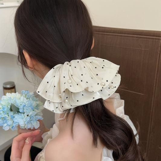Crystal Polka Scrunchie