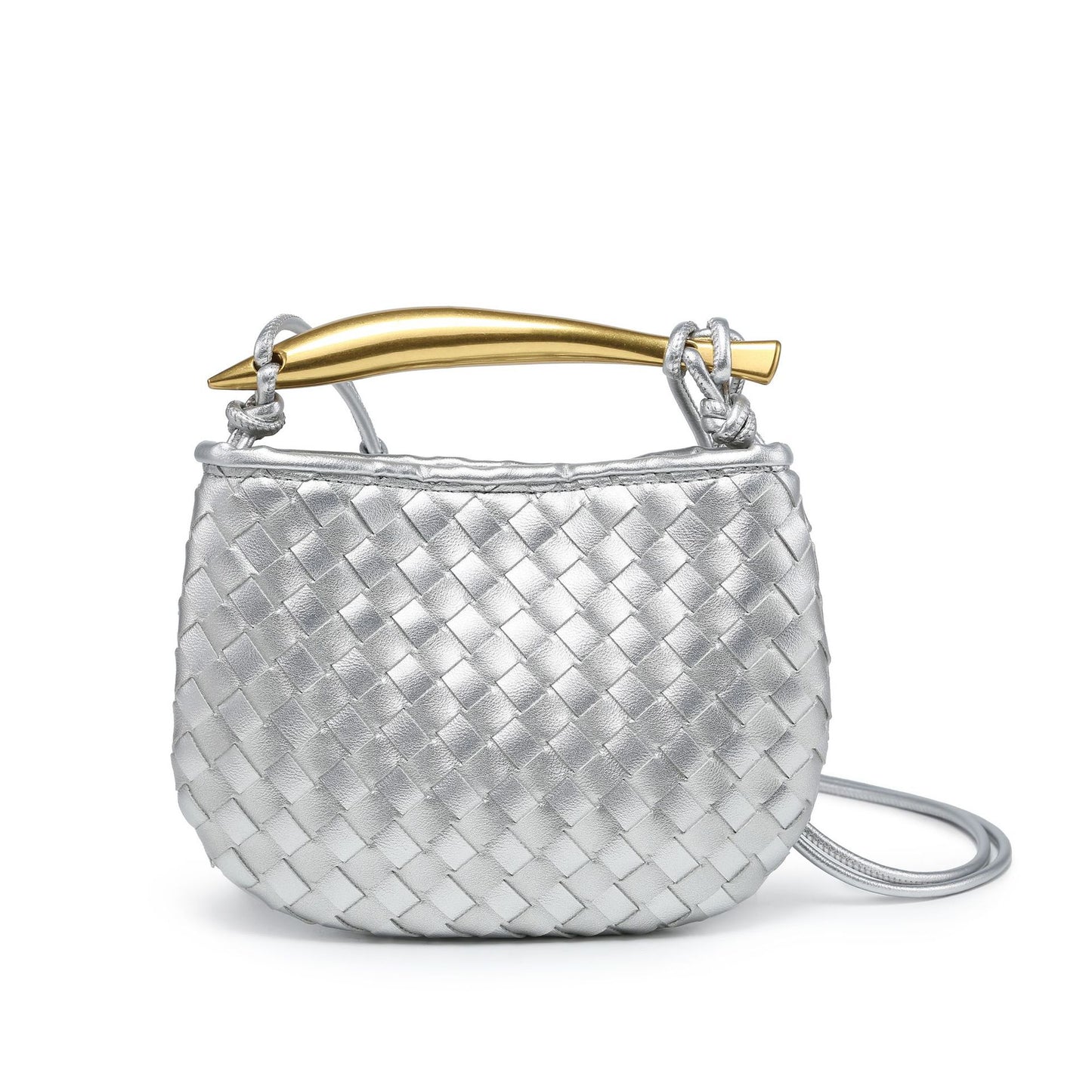 Arlette Vegan Leather Bag (Silver)