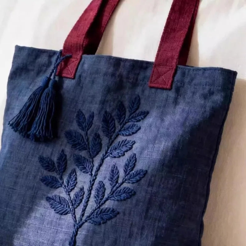 Helina Embroidered Shopper