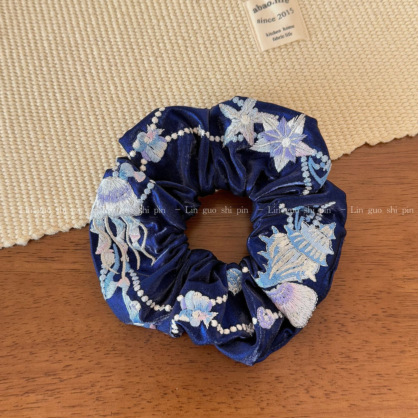 Gingham Grace Scrunchie