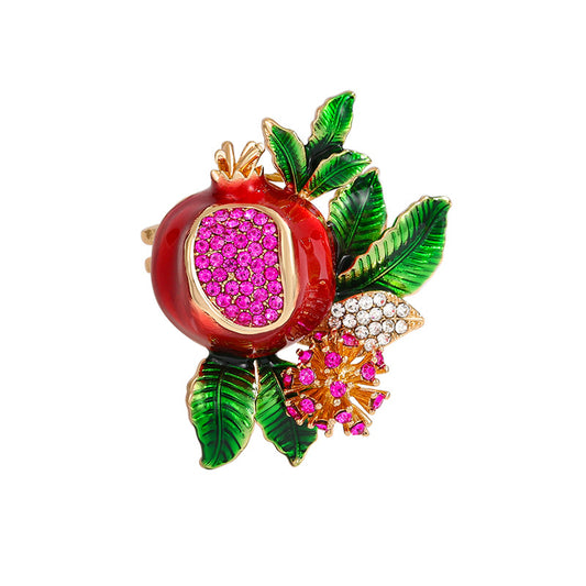 Pome Enamel Brooch