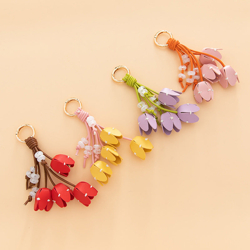 Sweet Flower Bag Charm