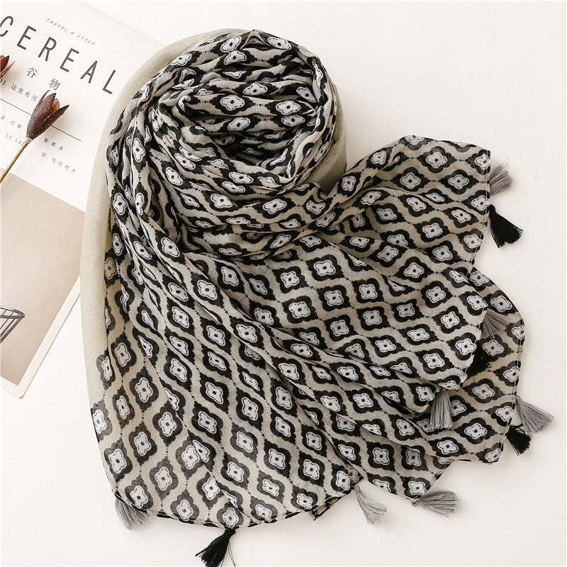 Jora Viscose Cotton Stole