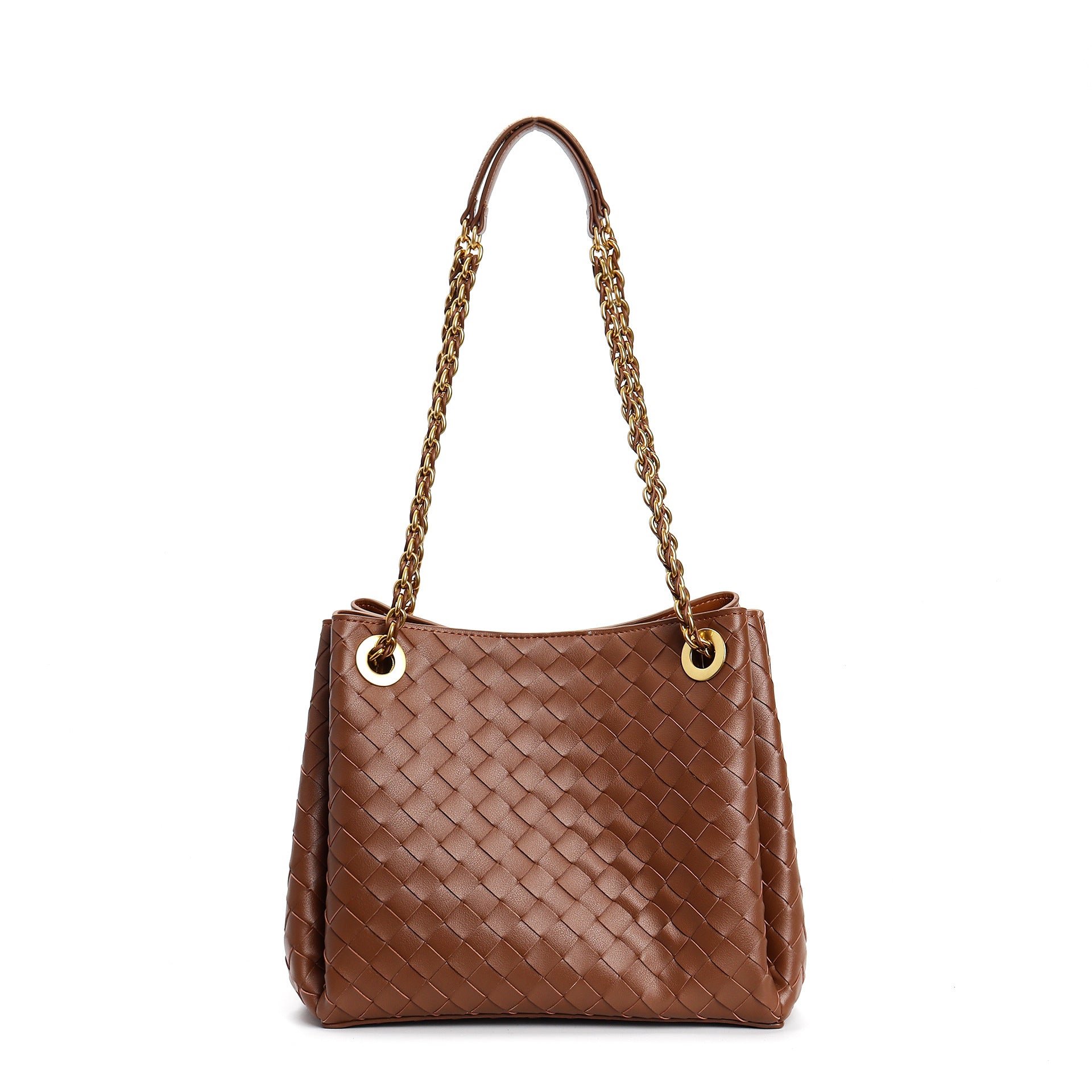 Calixra Genuine Leather Handbag (Caramel)