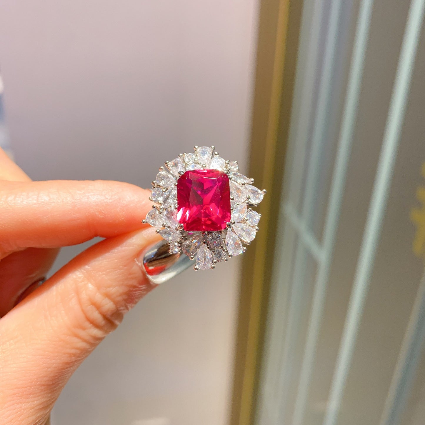 Crownora Zirconia Ring (Adjustable)