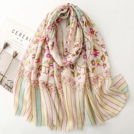 Heirloom Garden Cotton Stole