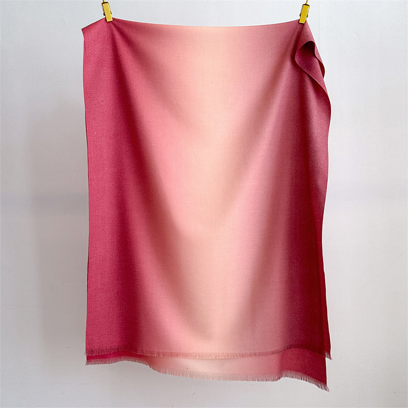Elaris Berry Gradient Light Cashmere Shawl