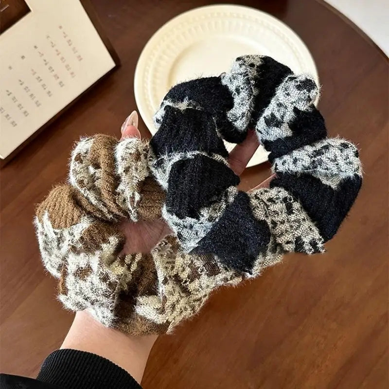 Soft Pom Scrunchie