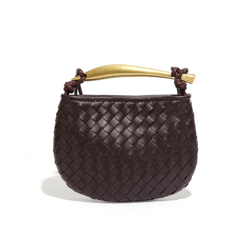 Arlette Mini Vegan Leather Bag (Chocolate)