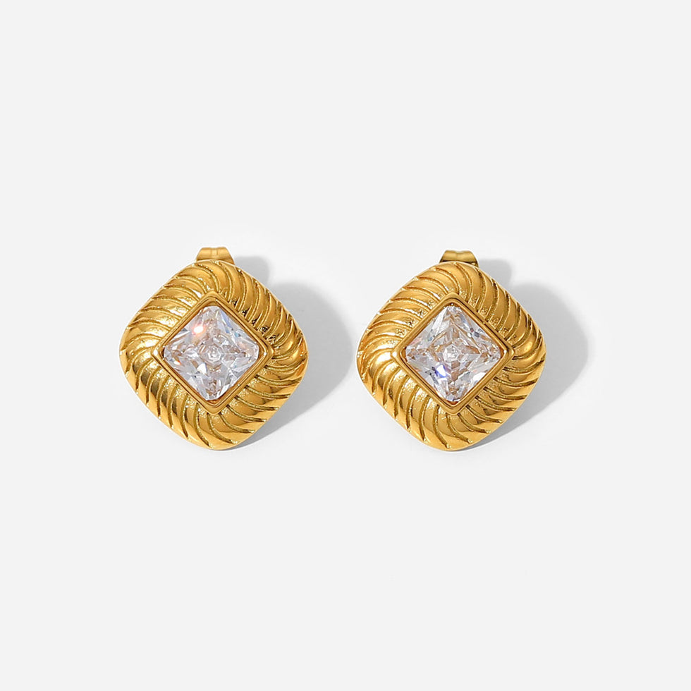 Carved Amour SS Studs