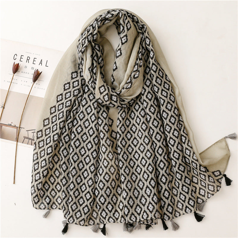 Jora Viscose Cotton Stole