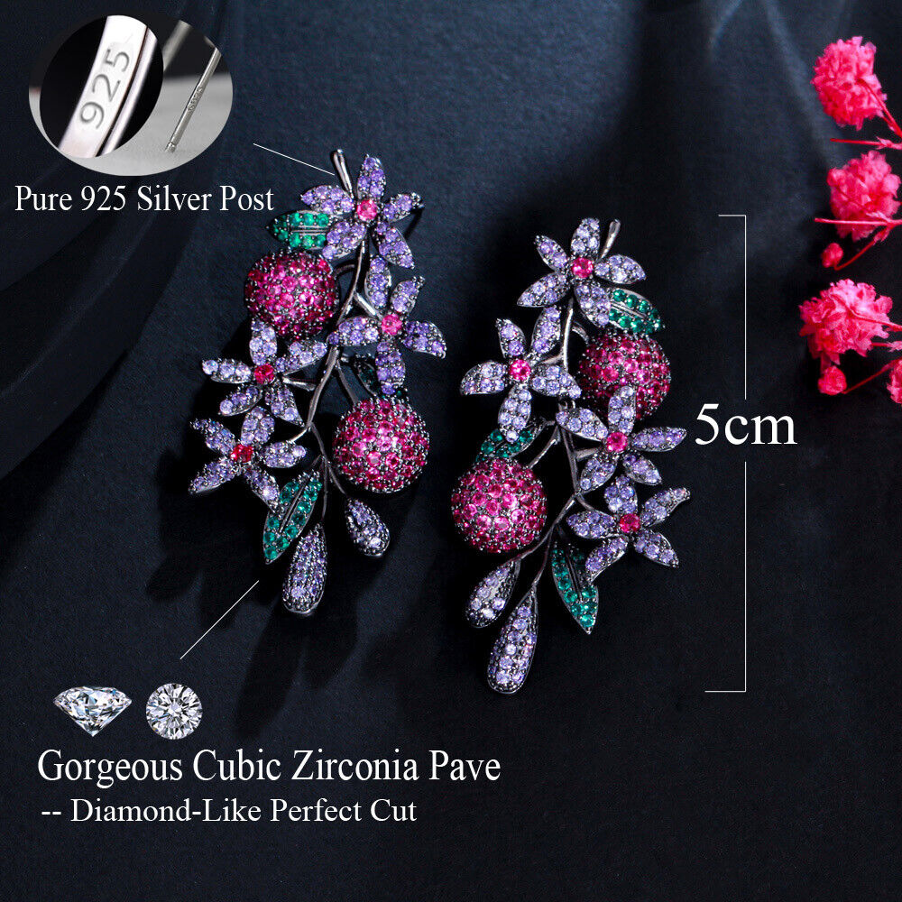 Liliac Zirconia Earrings