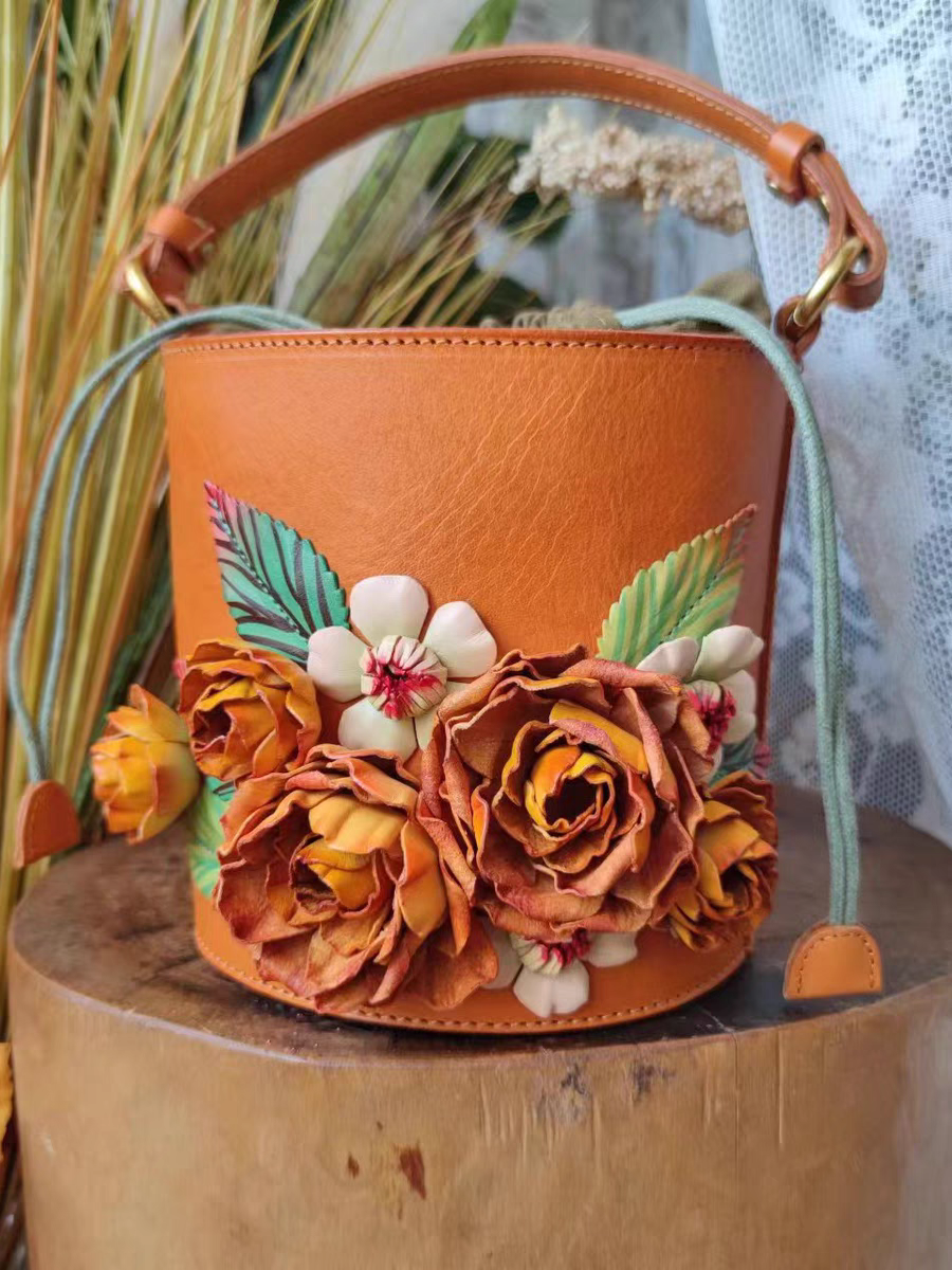 Caroline Genuine Leather Handbag