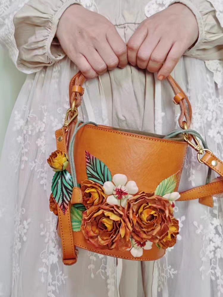 Caroline Genuine Leather Handbag