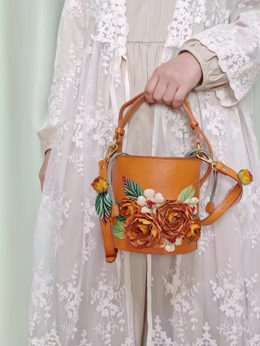 Caroline Genuine Leather Handbag