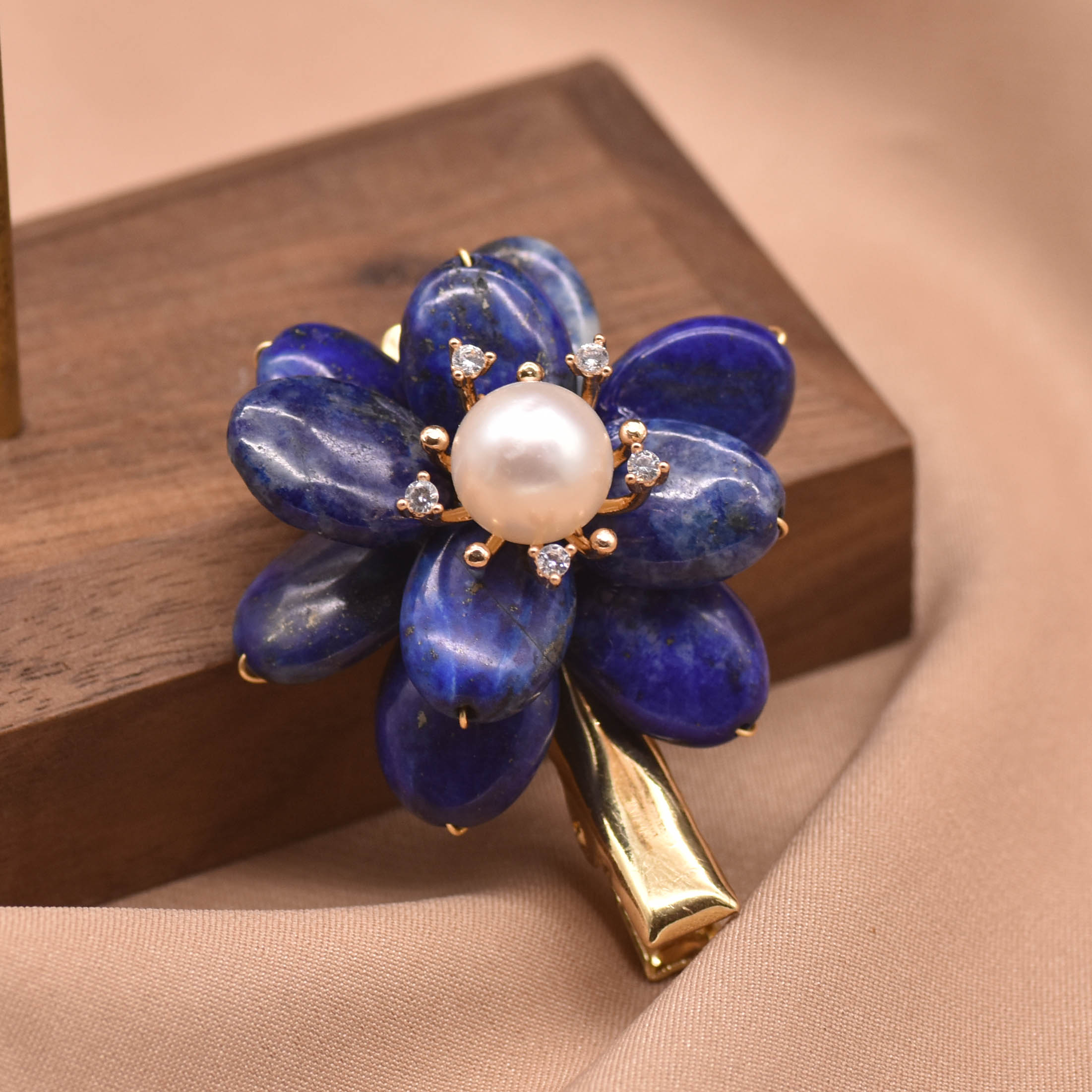 Lapis Lazuli Side Hairpin