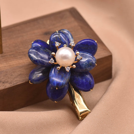 Lapis Lazuli Side Hairpin