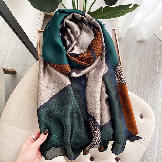 Mint Casper Silk Scarf