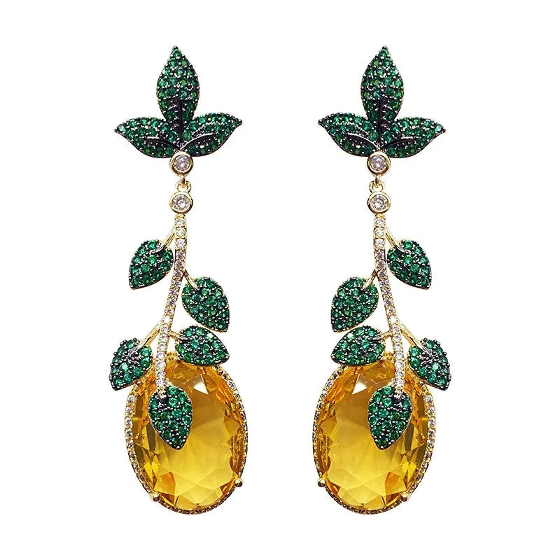 Yellow-Arden earrings